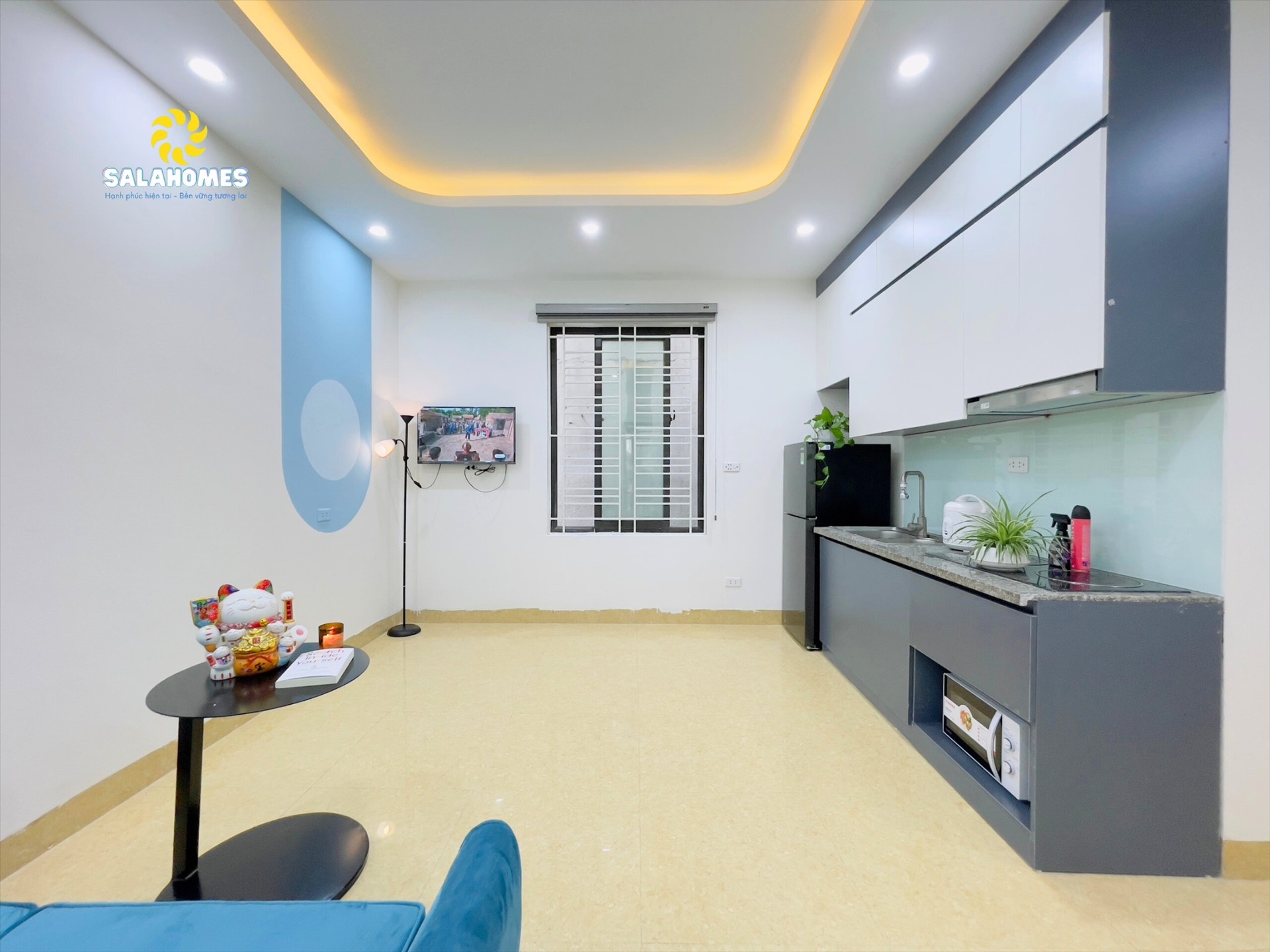 Phòng trọ 1 Phòng ngủ 40m2 tại Salahomes Hạ Yên Quyết - Cầu Giấy - Phòng bếp