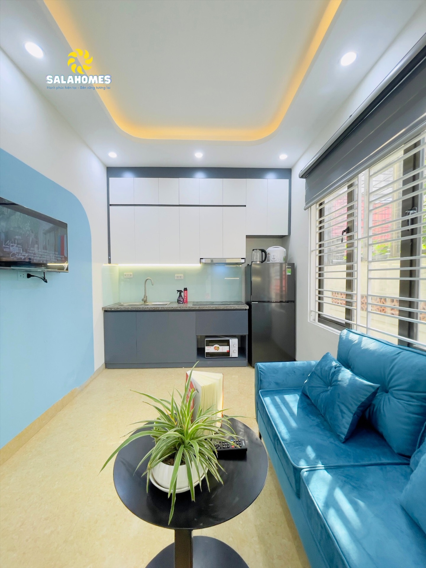 Phòng trọ 1 Phòng ngủ 35m2 tại Salahomes Hạ Yên Quyết - Cầu Giấy - Phòng bếp