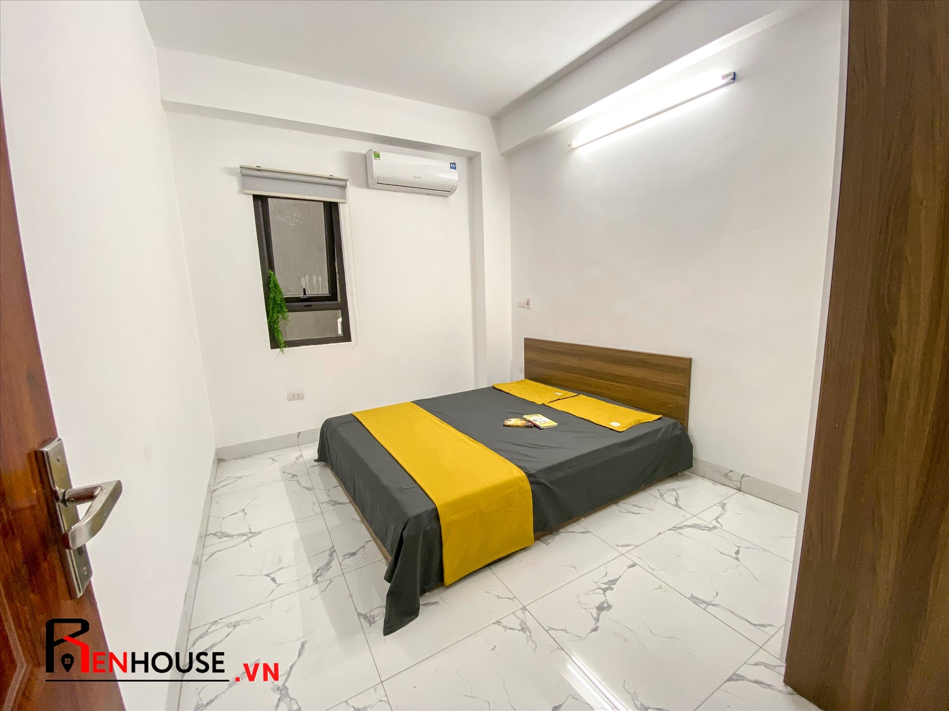 Phòng trọ Studio 35m2 tại RenHouse 2 Đại Lộ Thăng Long - Nam Từ Liêm - Phòng ngủ