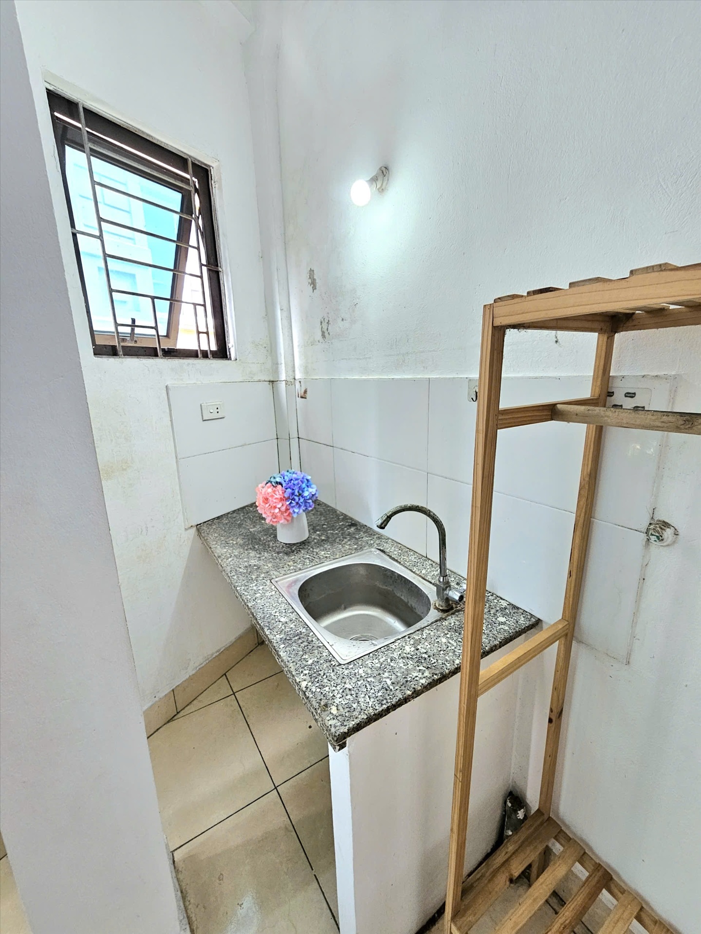 Phòng trọ Studio 25m2 tại Time House 4 Cầu Diễn - Bắc Từ Liêm - Phòng bếp