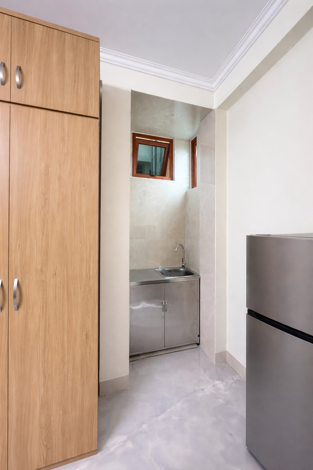 Phòng trọ Studio 23m2 tại Lvory Apartment Nguyễn Văn Giáp - Nam Từ Liêm  - Phòng bếp