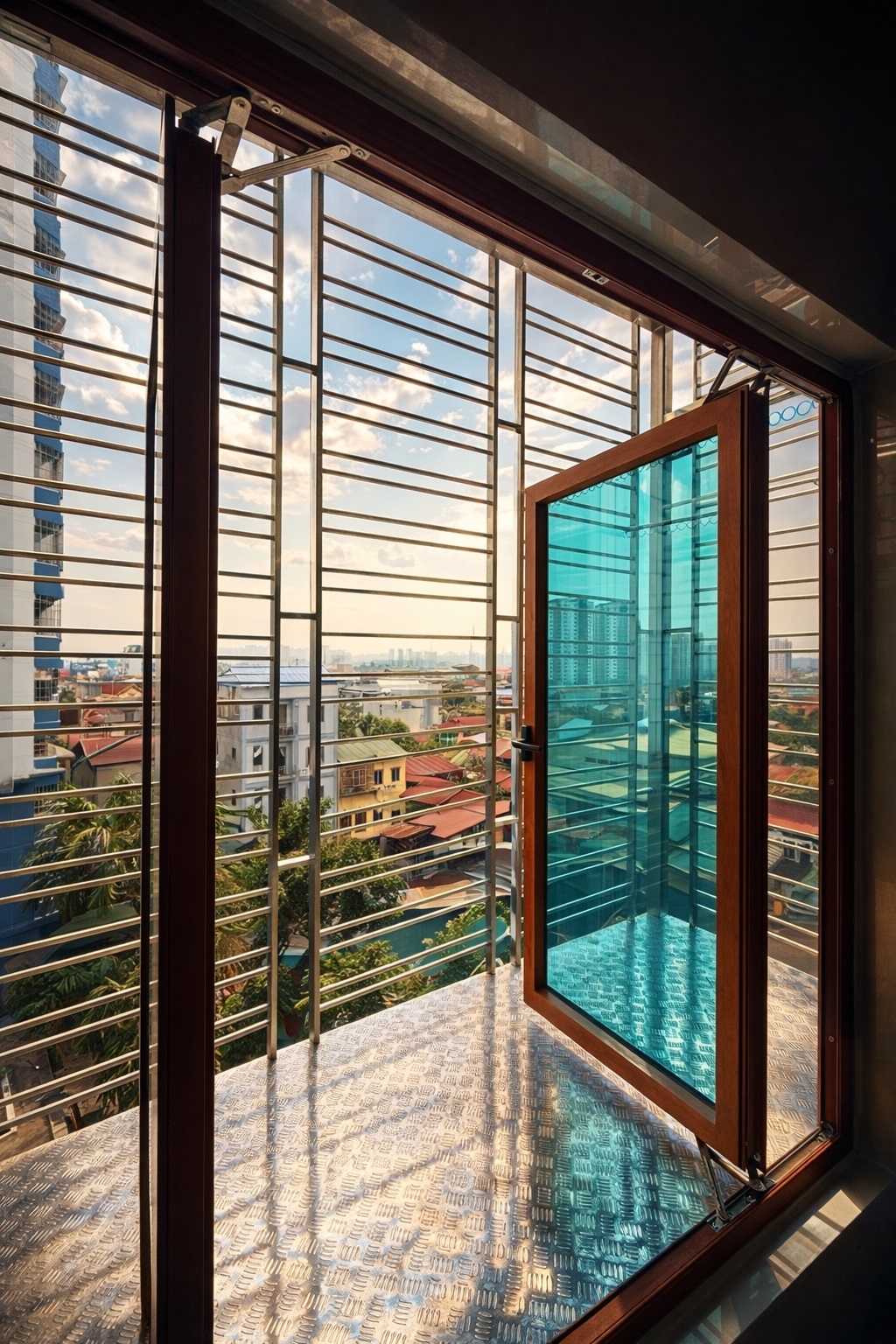 Phòng trọ Studio 33m2 tại Lvory Apartment Nguyễn Văn Giáp - Nam Từ Liêm  - Ban công