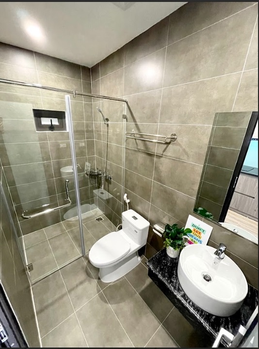 Phòng trọ Studio 30m2 tại Airstay 1 Lê Thanh Nghị - Hai Bà Trưng  - Phòng tắm