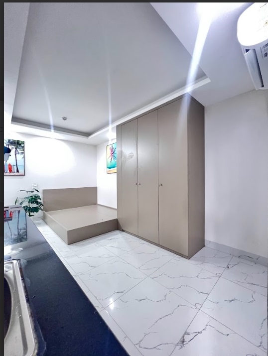 Phòng trọ Studio 25m2 tại QM Housing Apartment Phú Đô - Nam Từ Liêm - Phòng ngủ