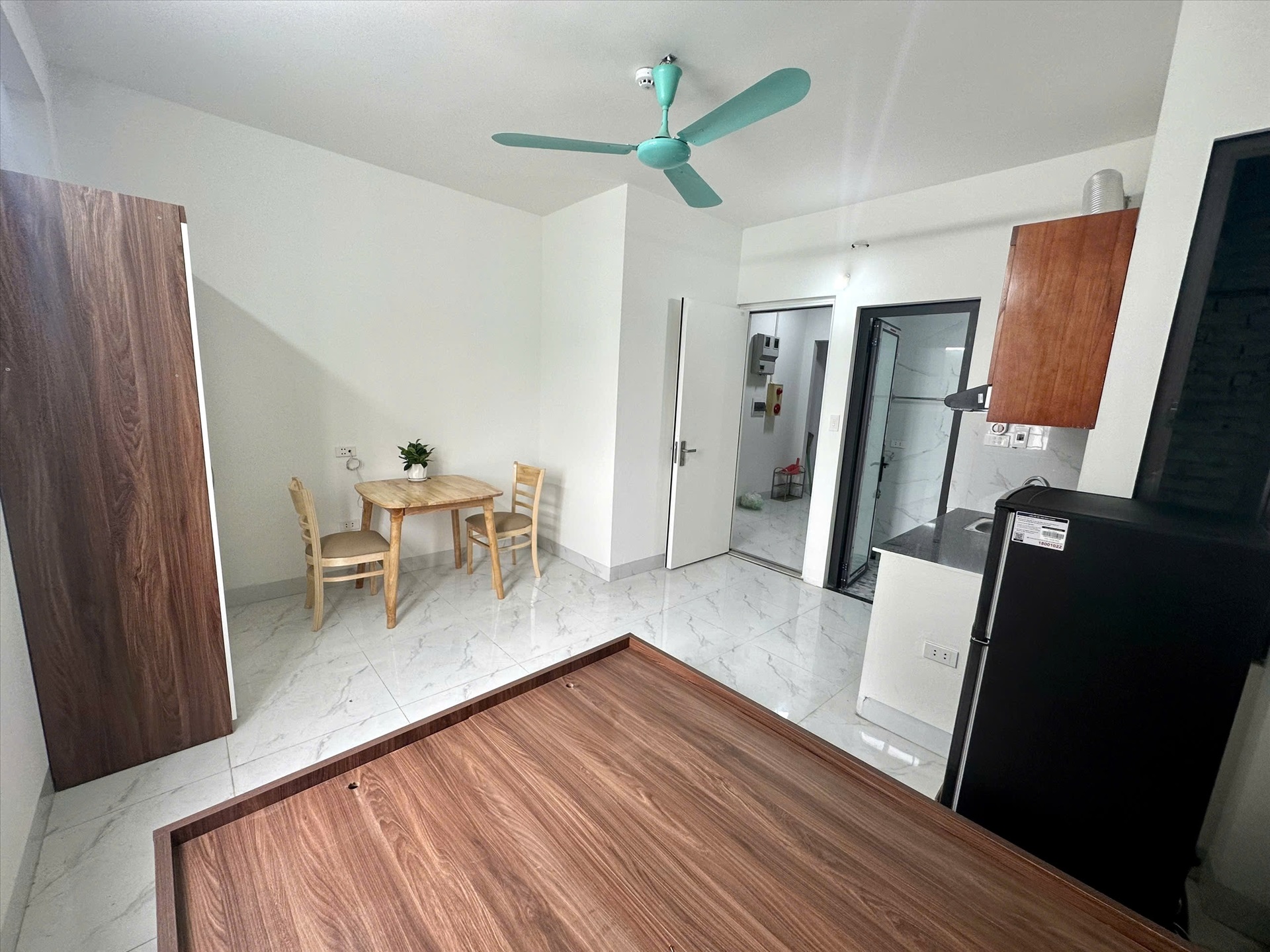 Phòng trọ Studio 25m2 tại CT House Đại Linh - Nam Từ Liêm - Phòng bếp