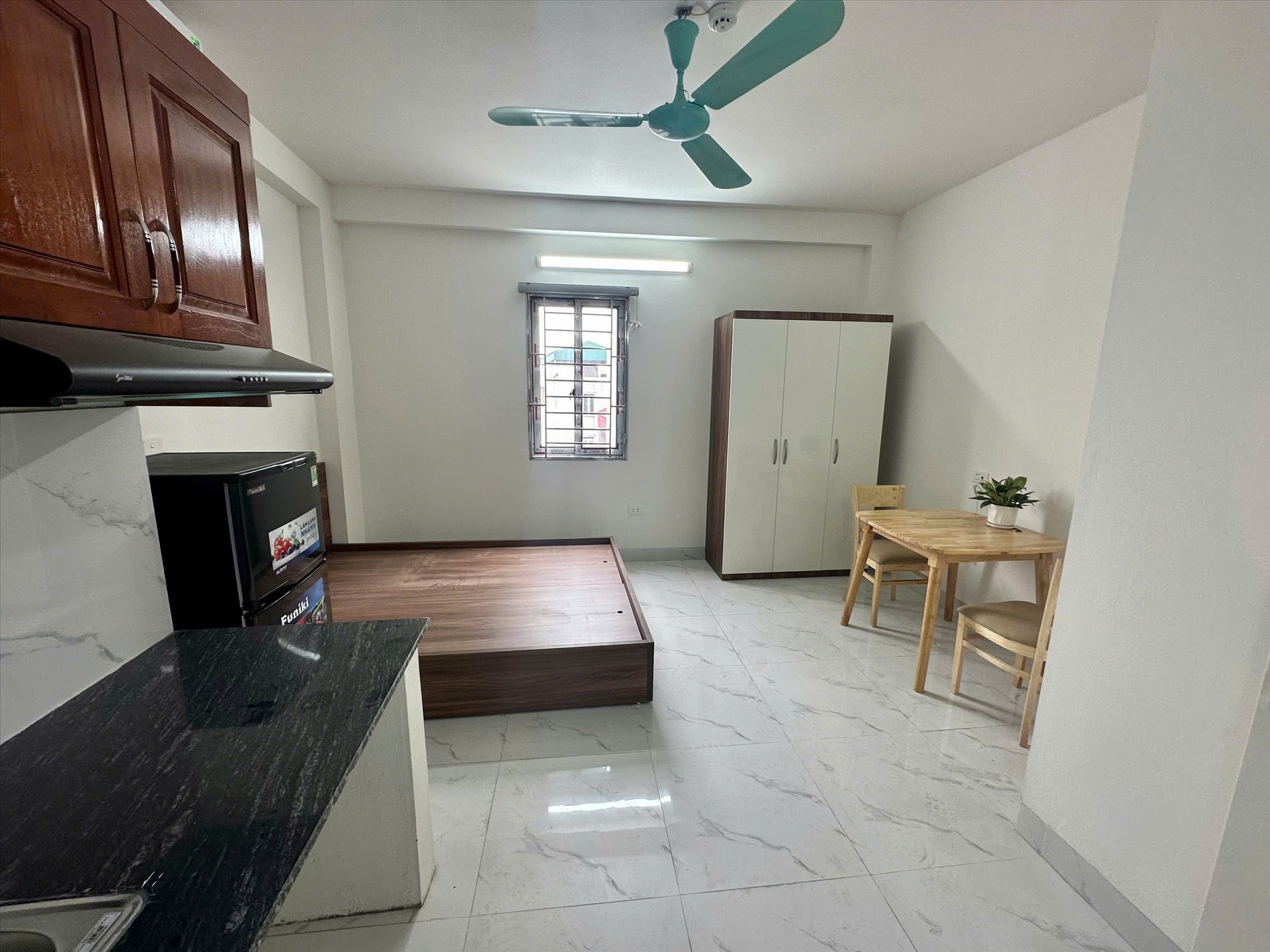 Phòng trọ Studio 25m2 tại CT House Đại Linh - Nam Từ Liêm - Phòng ngủ