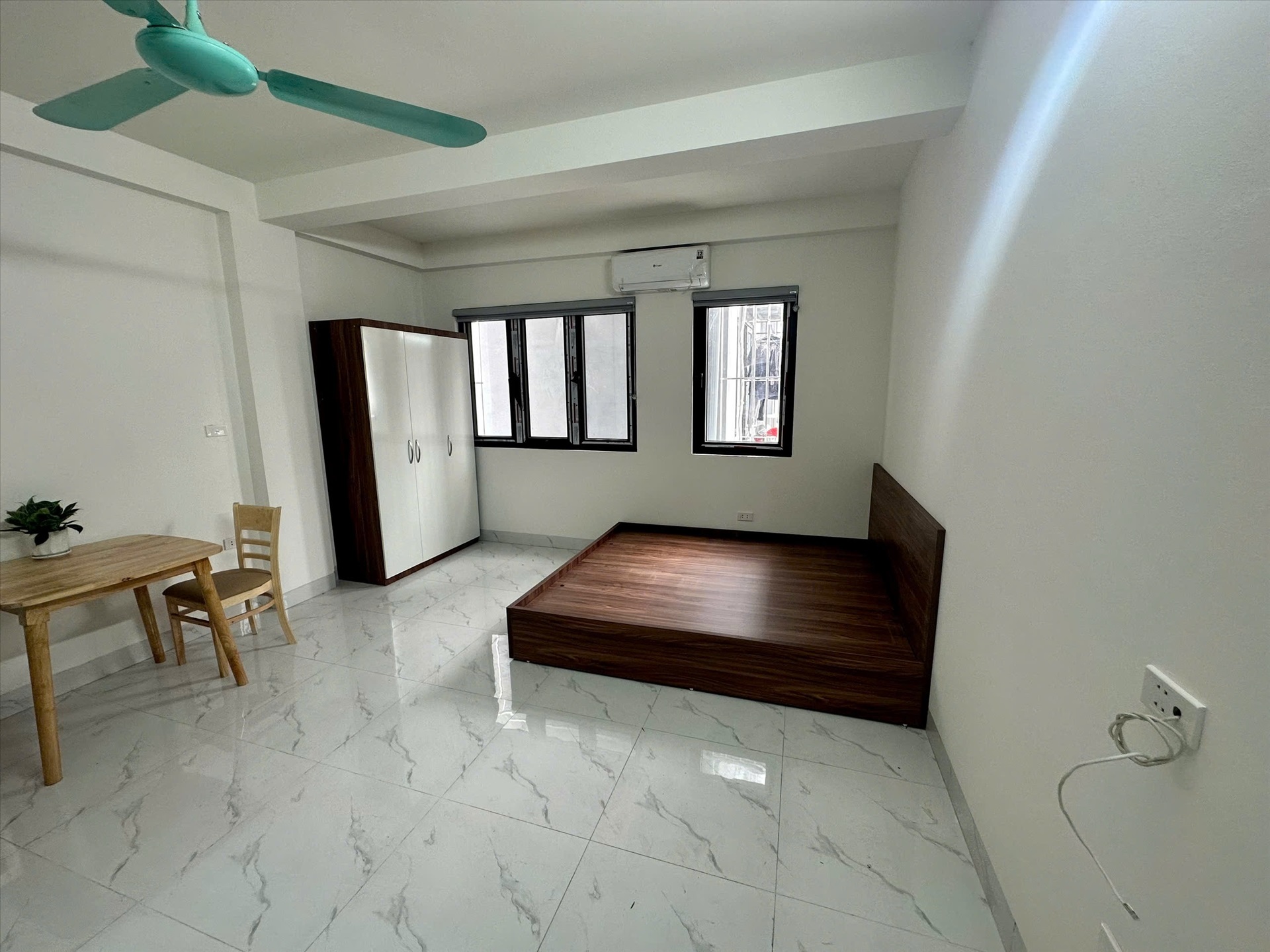 Phòng trọ Studio 30m2 tại CT House Đại Linh - Nam Từ Liêm - Phòng ngủ