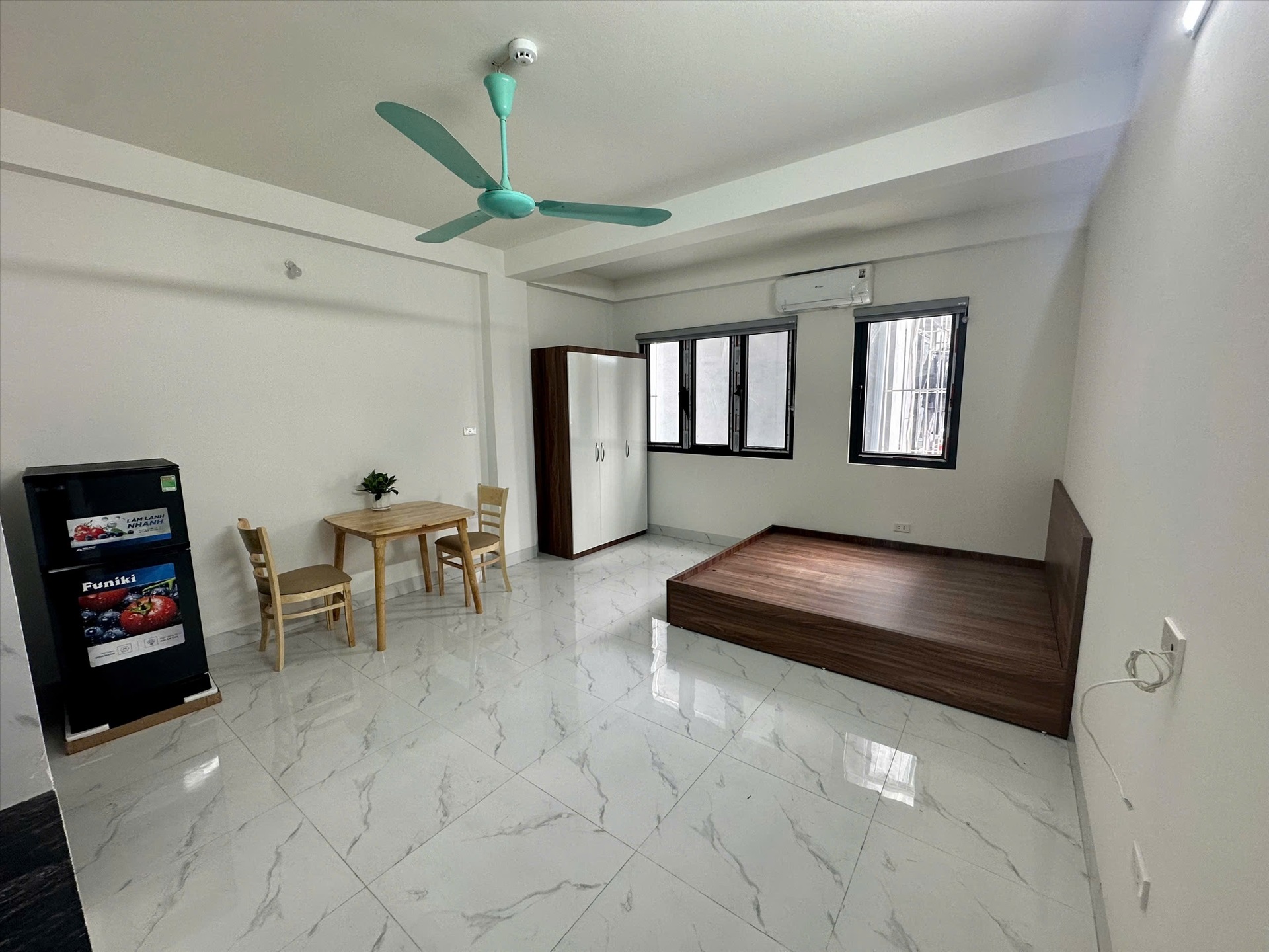 Phòng trọ Studio 30m2 tại CT House Đại Linh - Nam Từ Liêm - Phòng ngủ