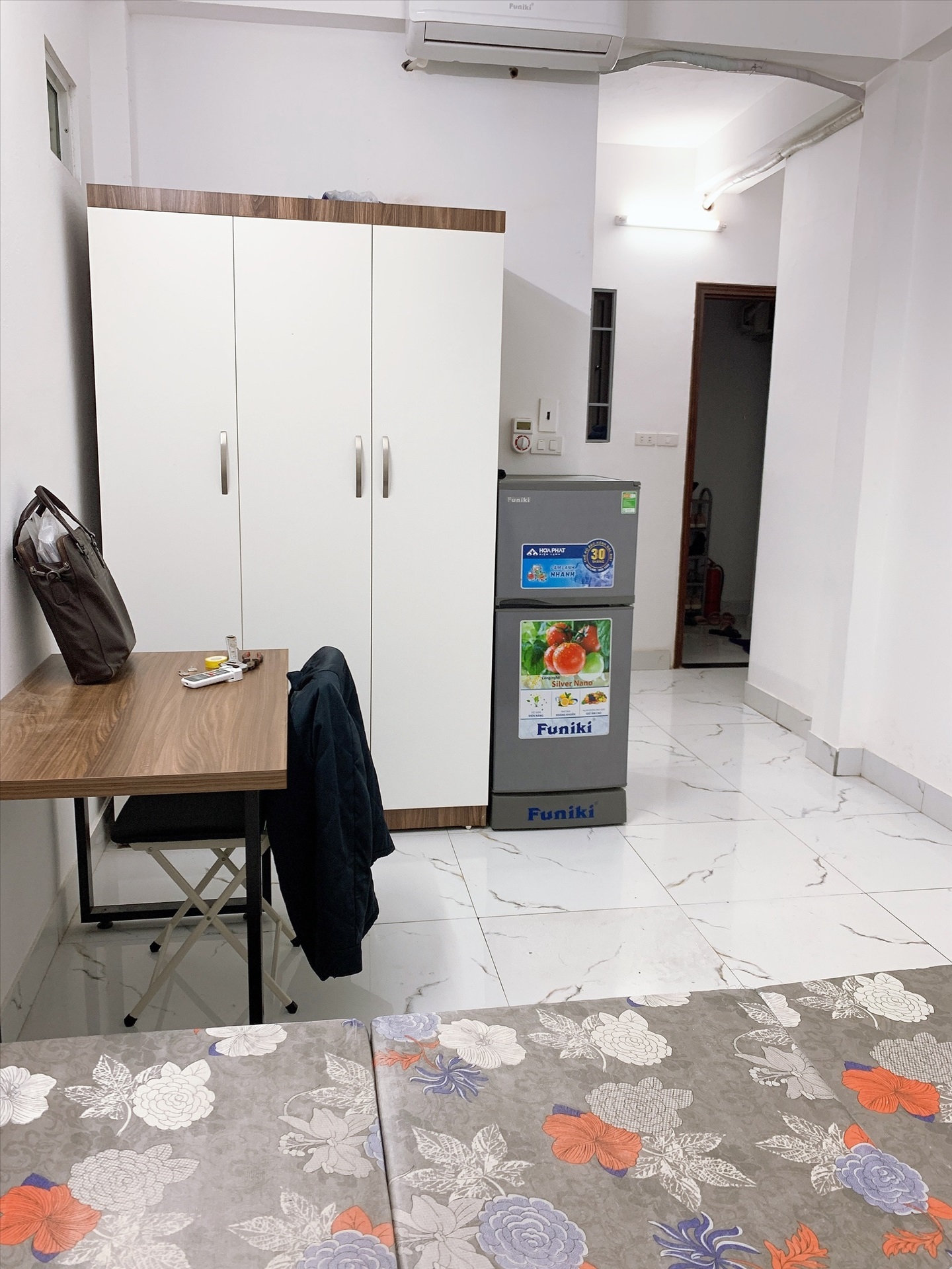 Phòng trọ Studio 25m2 tại AT Home Trần Duy Hưng - Cầu Giấy - Góc làm việc