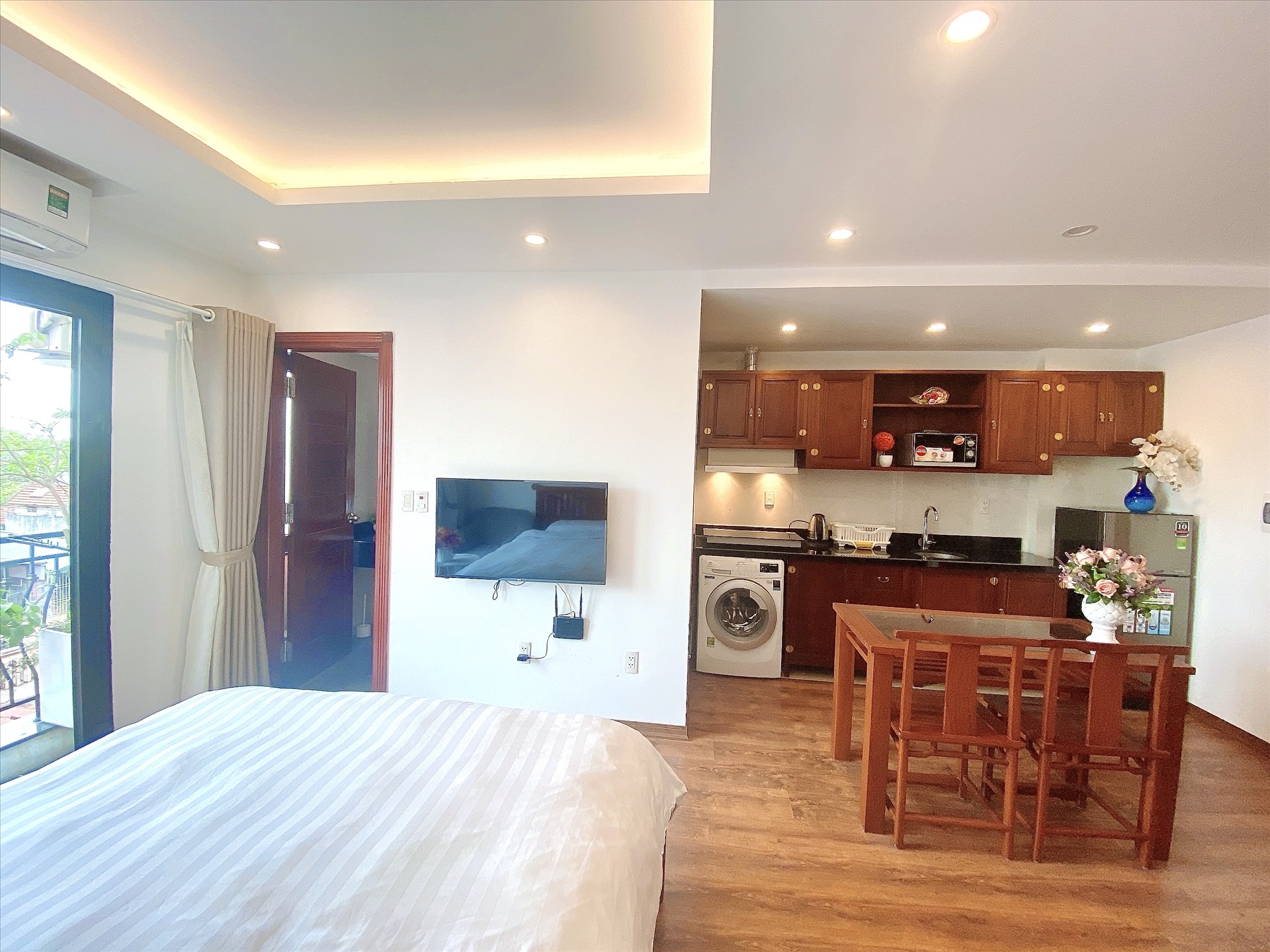 Phòng trọ Studio 35m2 tại Blue Homes Phan Đình Phùng - Ba Đình - Phòng bếp