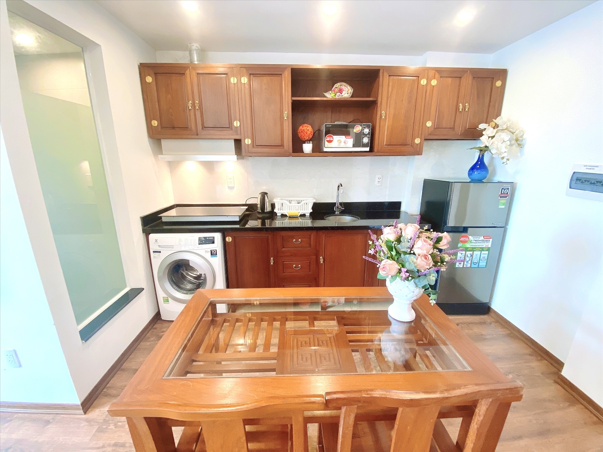 Phòng trọ Studio 35m2 tại Blue Homes Phan Đình Phùng - Ba Đình - Phòng bếp