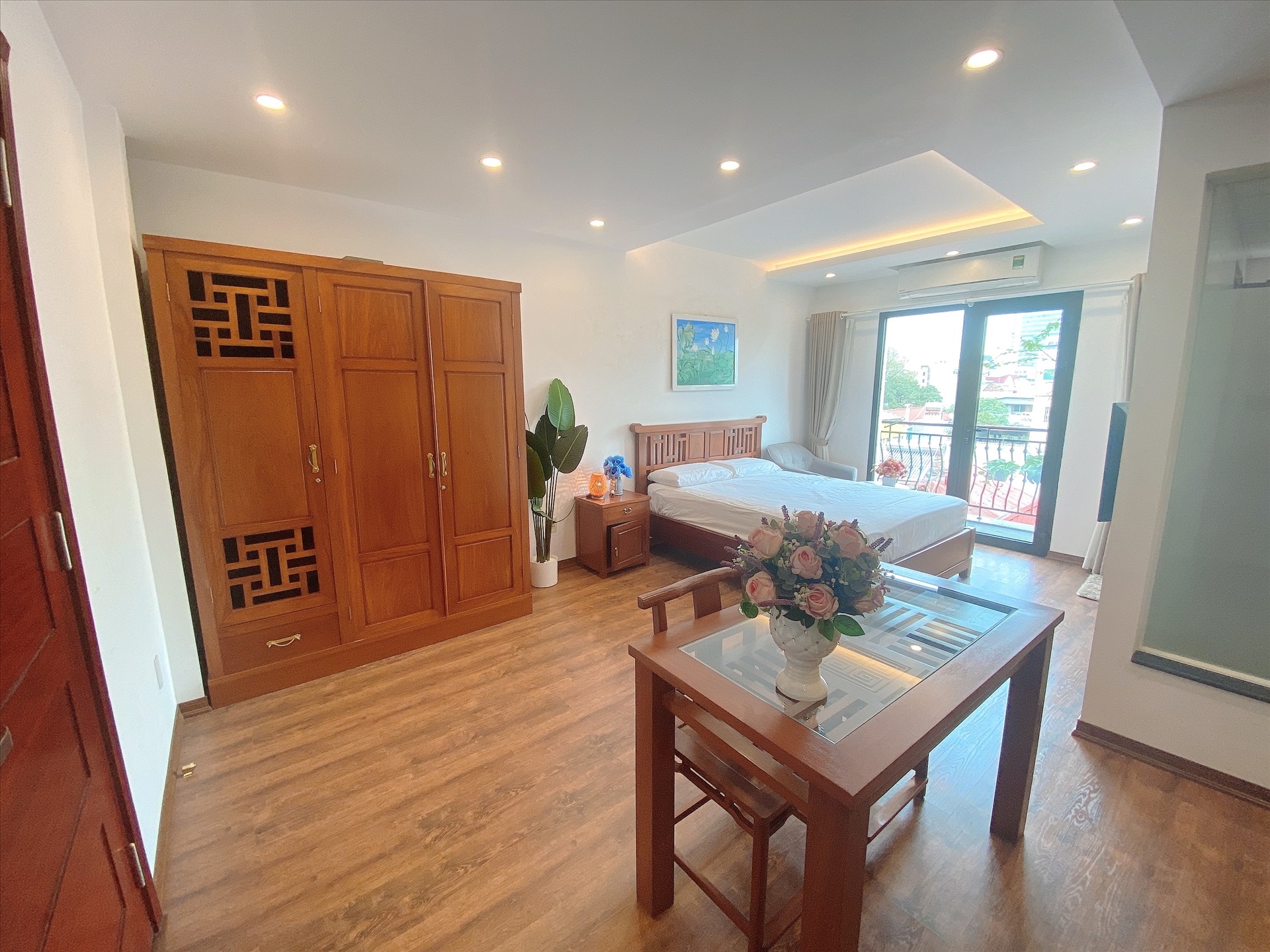 Phòng trọ Studio 35m2 tại Blue Homes Phan Đình Phùng - Ba Đình - Phòng khách