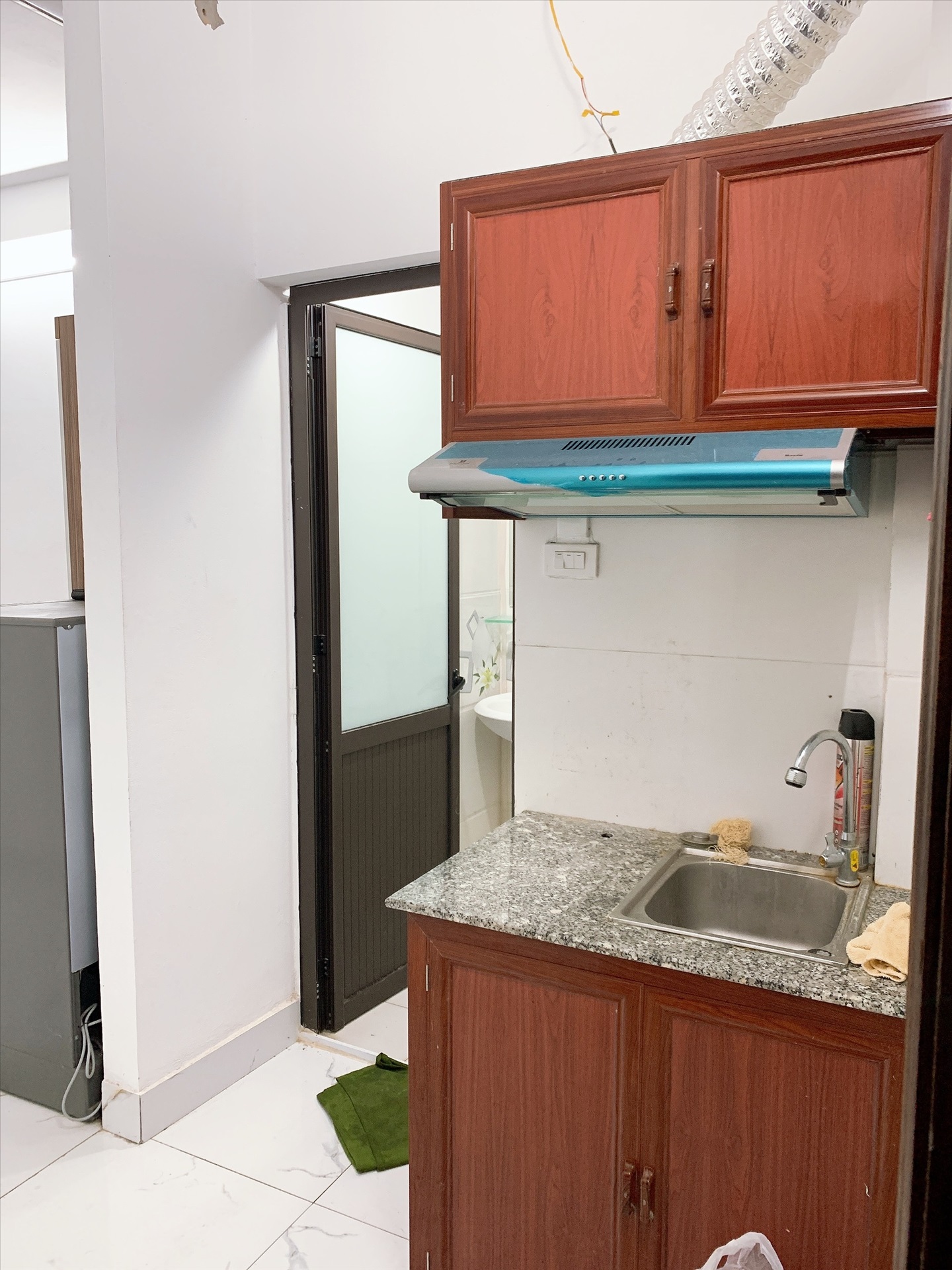 Phòng trọ Studio 25m2 tại AT Home Trần Duy Hưng - Cầu Giấy - Phòng bếp