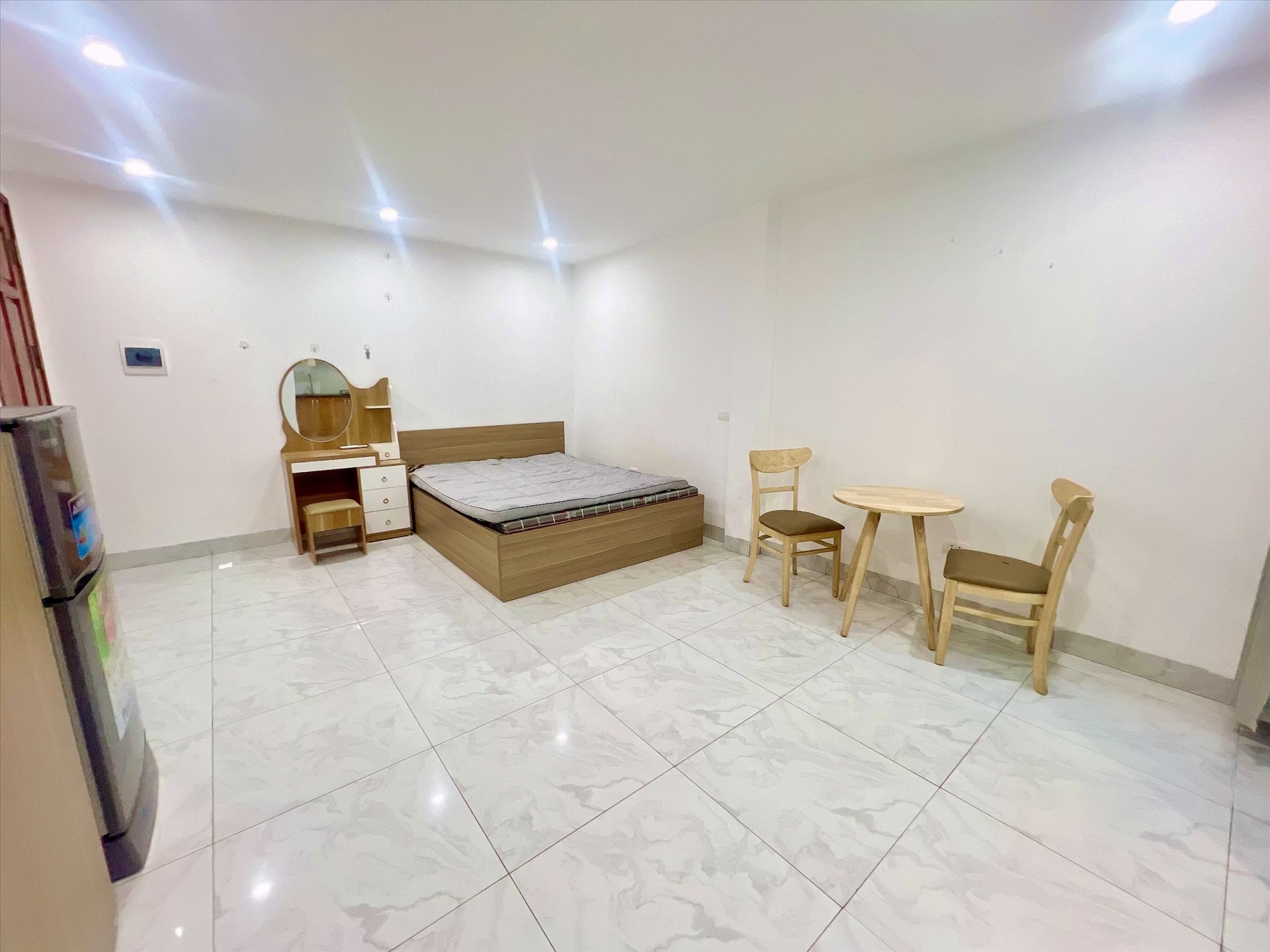 Phòng trọ Studio 30m2 tại AT Home Nguyễn Ngọc Vũ - Cầu Giấy - Phòng ngủ