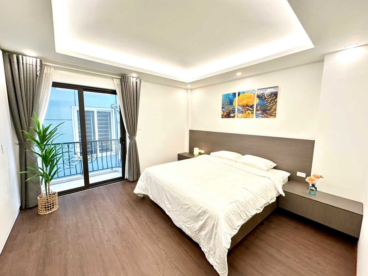 Phòng trọ 1 Phòng ngủ 50m2 tại Blue Homes Nguyễn Đình Thi - Tây Hồ - Phòng ngủ