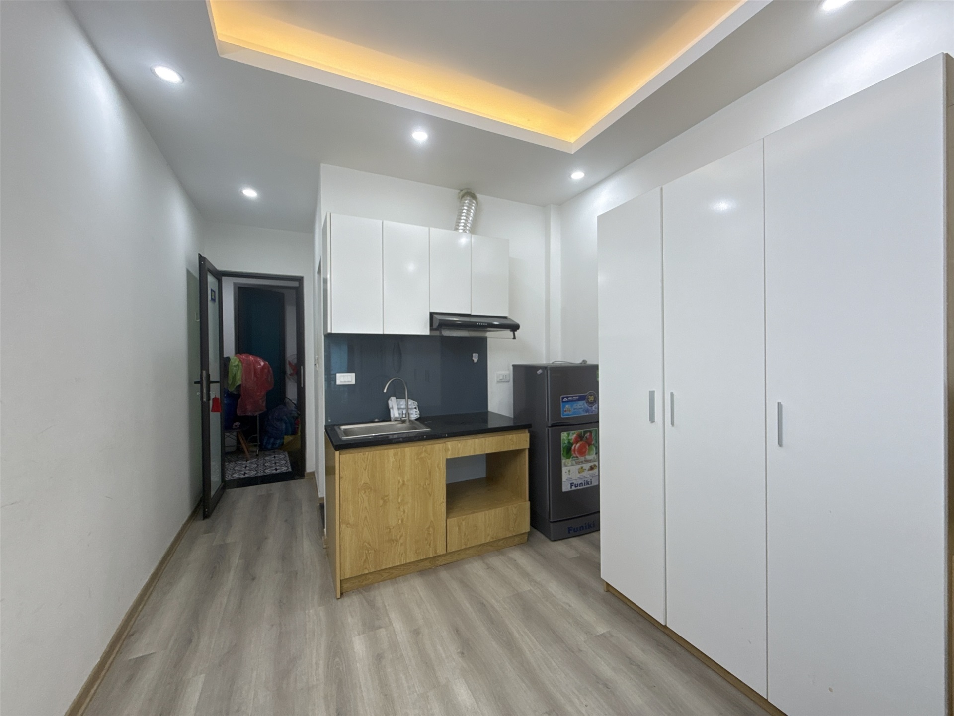Phòng trọ Studio 30m2 tại AT Home Hồ Tùng Mậu - Cầu Giấy - Phòng bếp