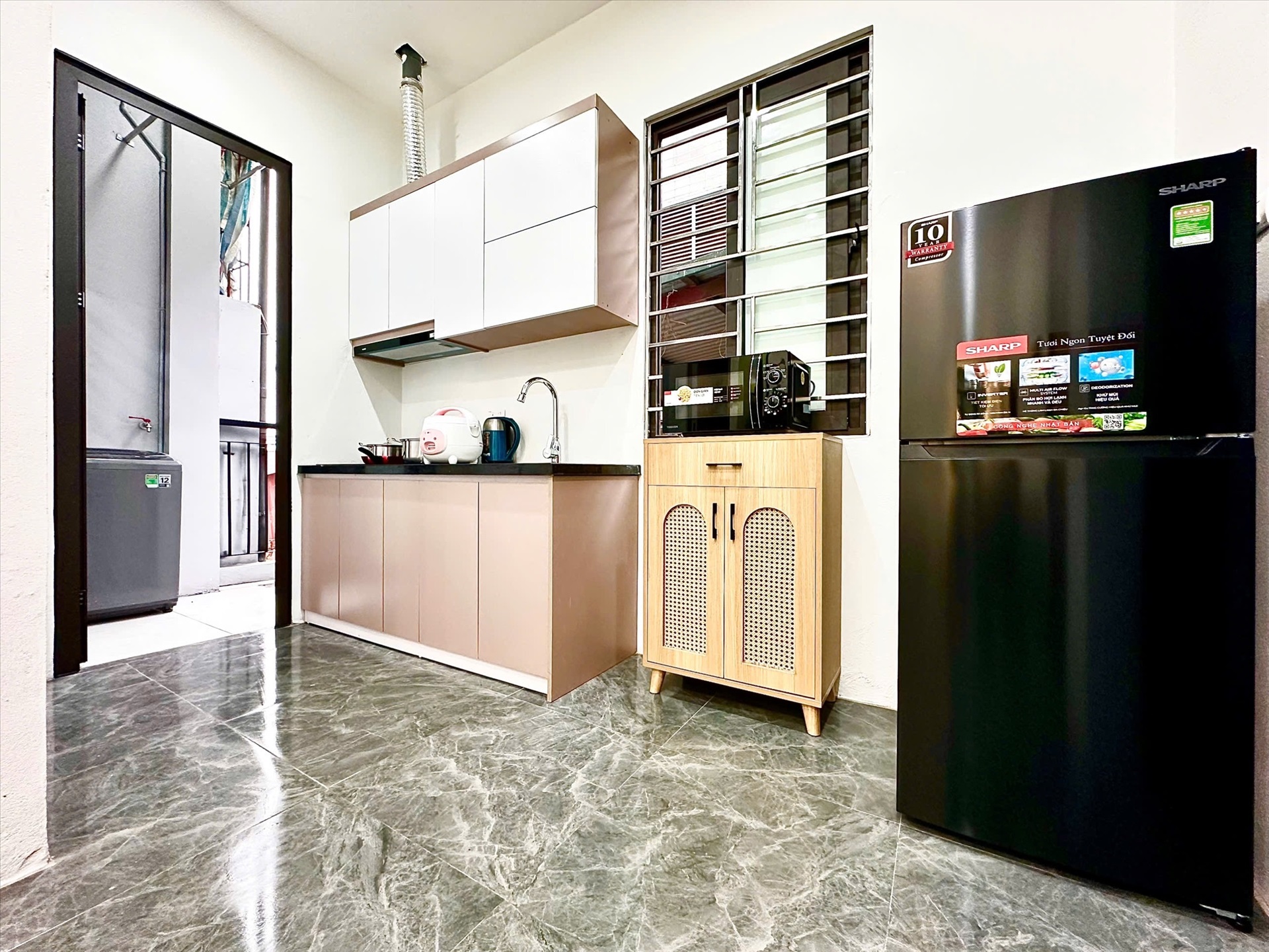 Phòng trọ 1 Phòng ngủ 45m2 tại Blue Homes 2 Đào Tấn - Ba Đình - Phòng bếp