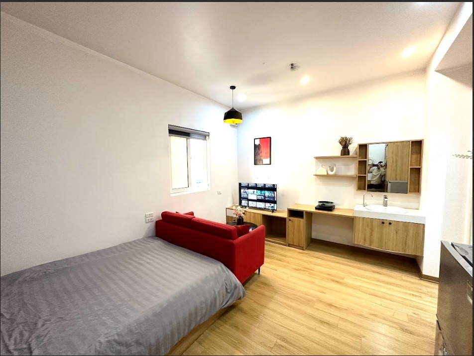 Phòng trọ Studio 25m2 tại Blue Homes Linh Lang - Ba Đình - Phòng ngủ