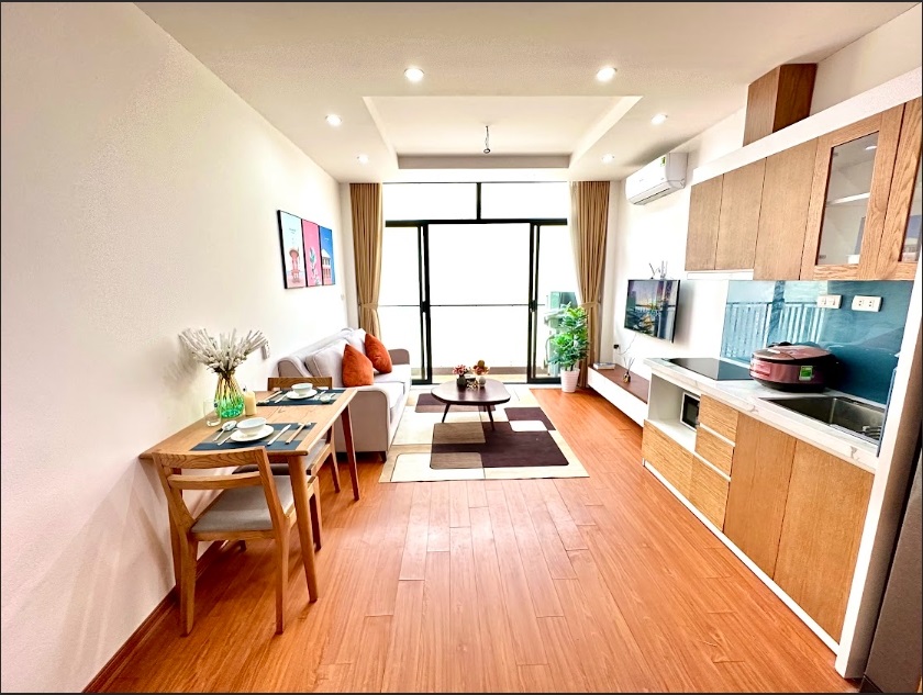 Phòng trọ 1 Phòng ngủ 50m2 tại Blue Homes 1 Đào Tấn - Ba Đình - Phòng bếp