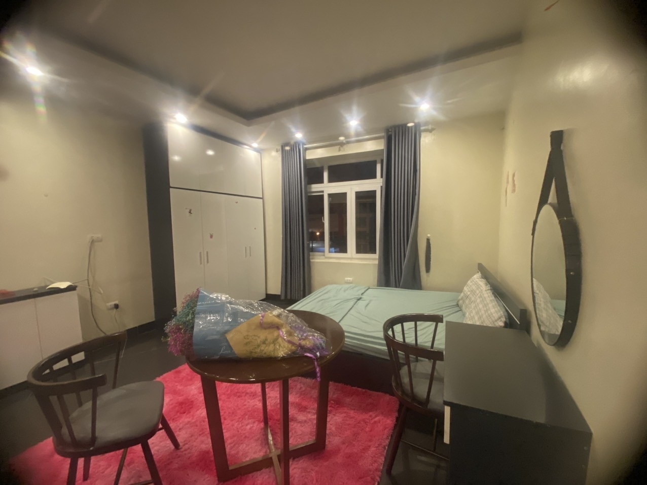 Phòng trọ Studio 25m2 tại Sunny  Apartment Hồng Hà - Hoàn Kiếm - Phòng ngủ