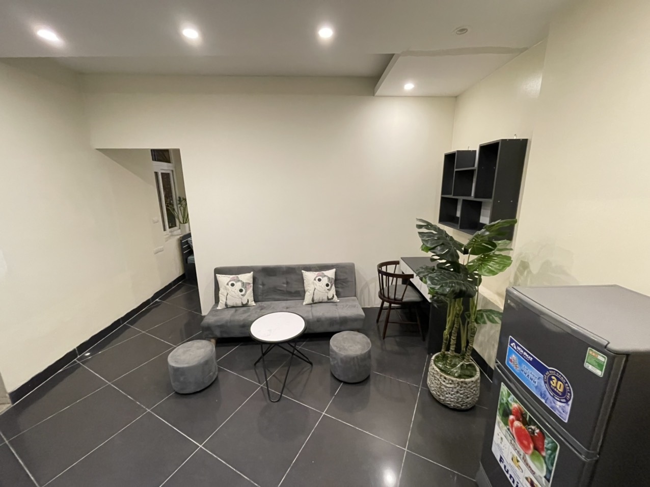 Phòng trọ 1 Phòng ngủ 35m2 tại Sunny  Apartment Hồng Hà - Hoàn Kiếm - Phòng khách