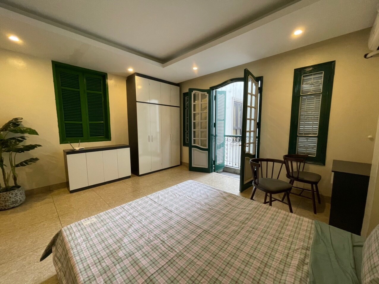 Phòng trọ 1 Phòng ngủ 25m2 tại Sunny  Apartment Hồng Hà - Hoàn Kiếm - Phòng ngủ