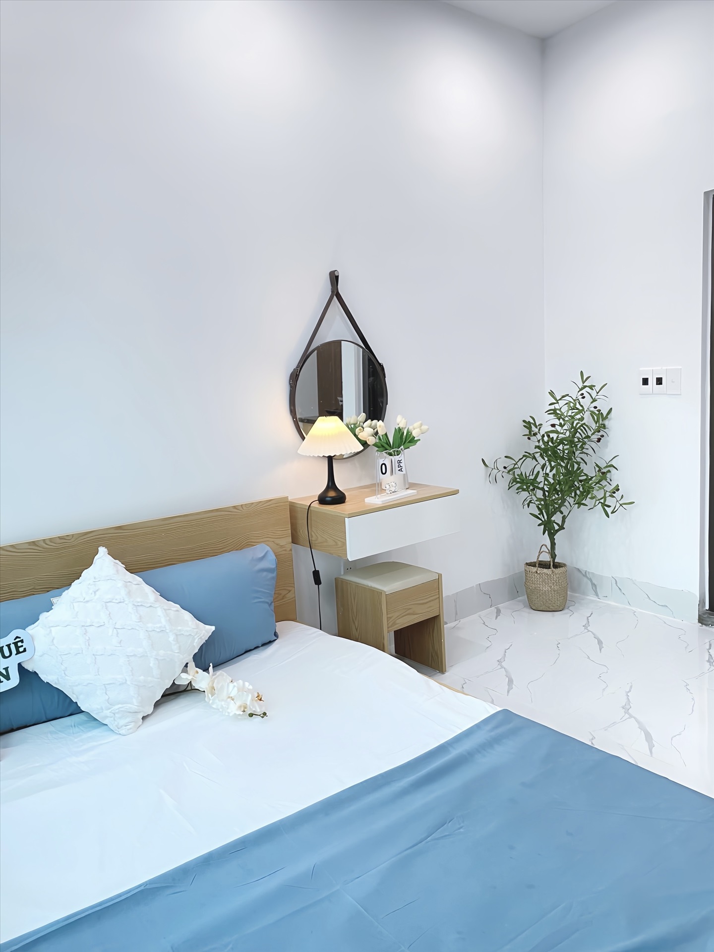 Phòng trọ Studio 25m2 tại Suha Home Phú Mỹ - Nam Từ Liêm - Phòng ngủ