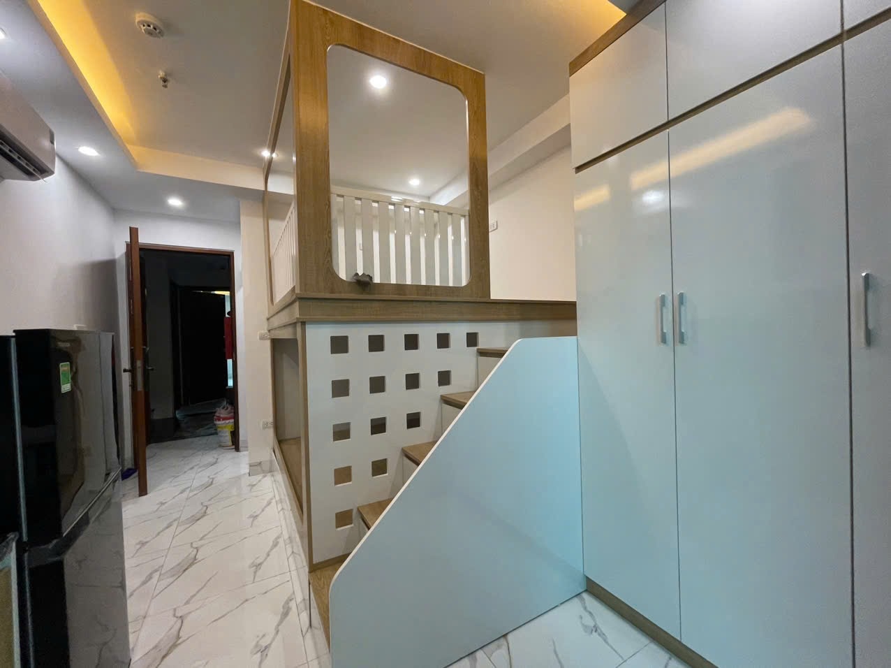 Phòng trọ Studio 25m2 tại Sunny Apartment Khương Đình - Thanh Xuân - Phòng ngủ