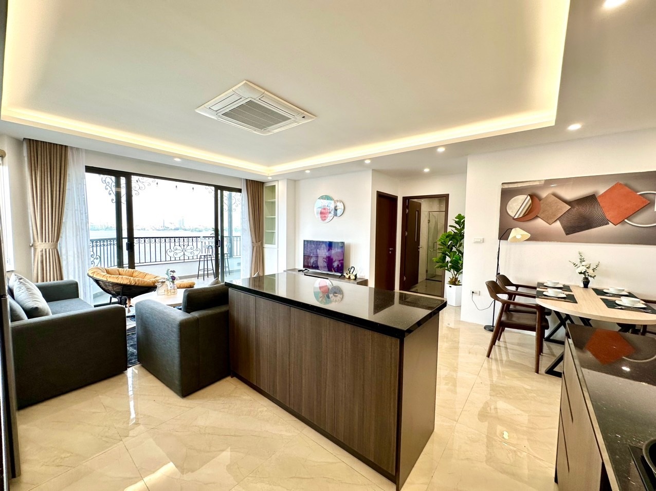 Phòng trọ 2 Phòng ngủ 100m2 tại Blue Homes Nguyễn Đình Thi - Tây Hồ - Phòng bếp