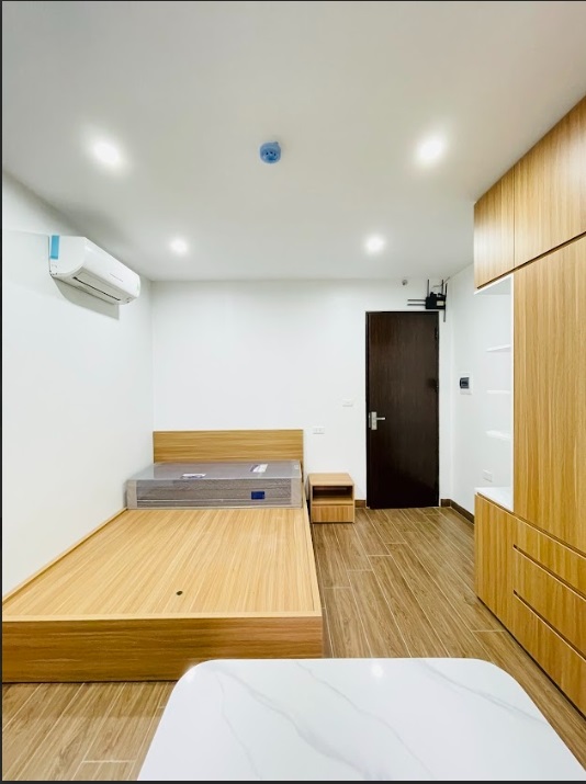 Phòng trọ Studio 30m2 tại Friends Team Doãn Kế Thiện - Cầu Giấy - Phòng ngủ