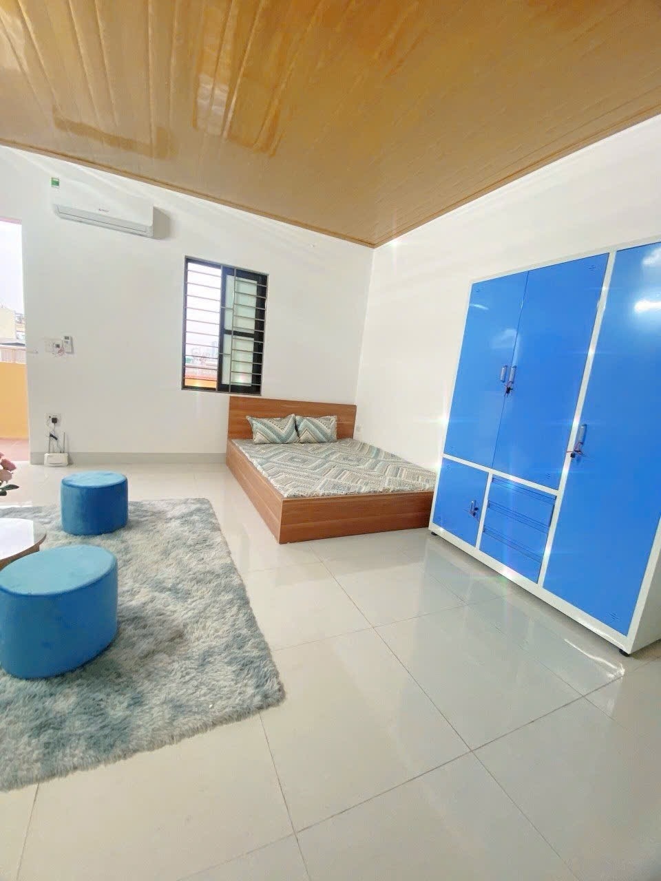 Phòng trọ Studio 30m2 tại Time House 1 Phú Diễn - Bắc Từ Liêm - Phòng ngủ