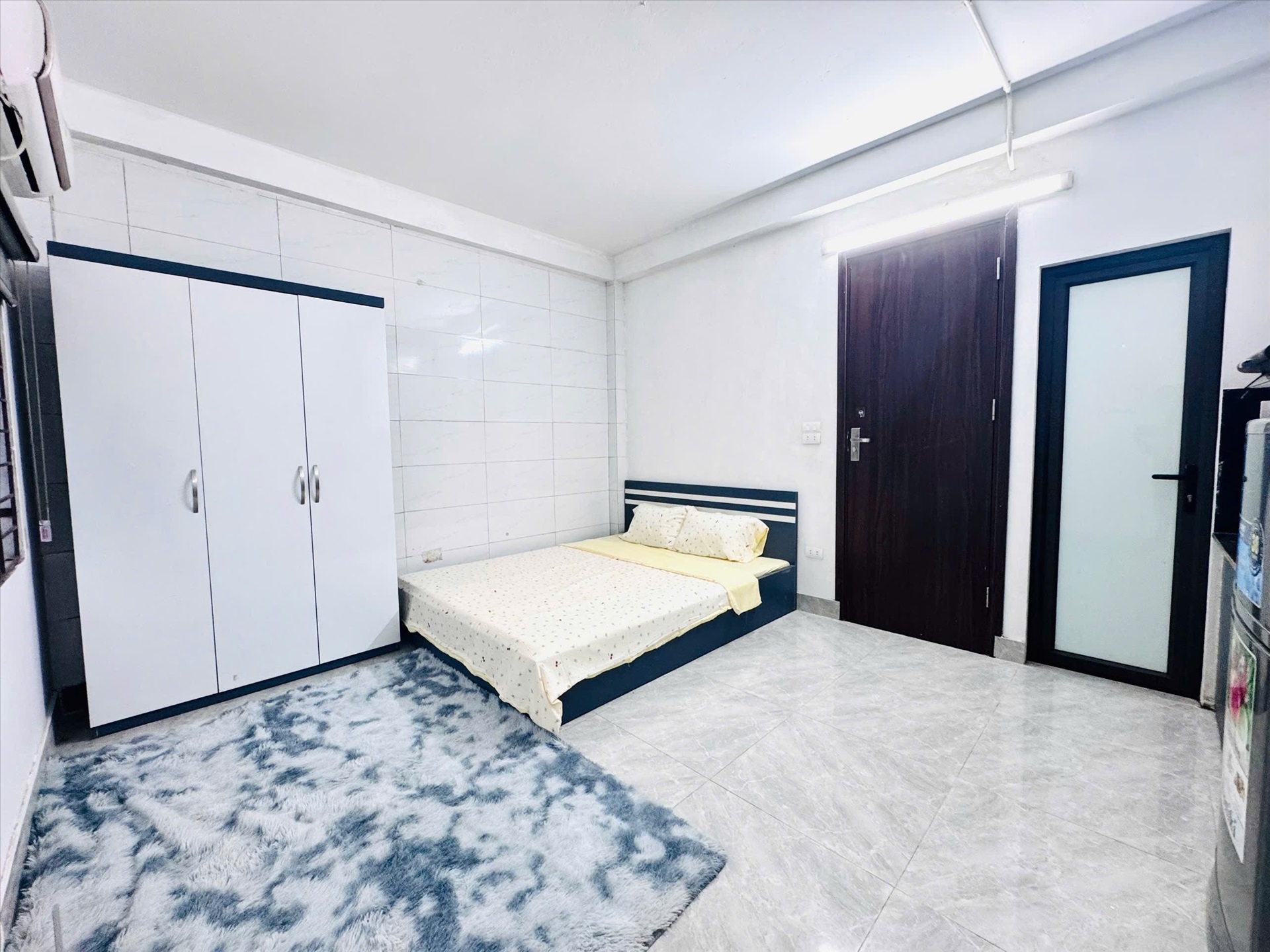 Phòng trọ Studio 25m2 tại Timehouse 6 Phú Mỹ - Nam Từ Liêm - Phòng ngủ