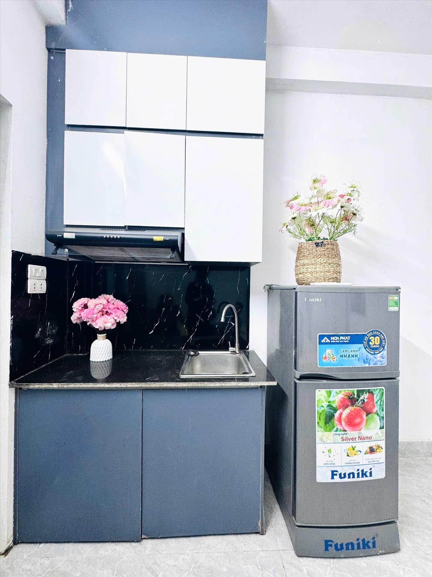 Phòng trọ Studio 25m2 tại Timehouse 6 Phú Mỹ - Nam Từ Liêm - Phòng bếp