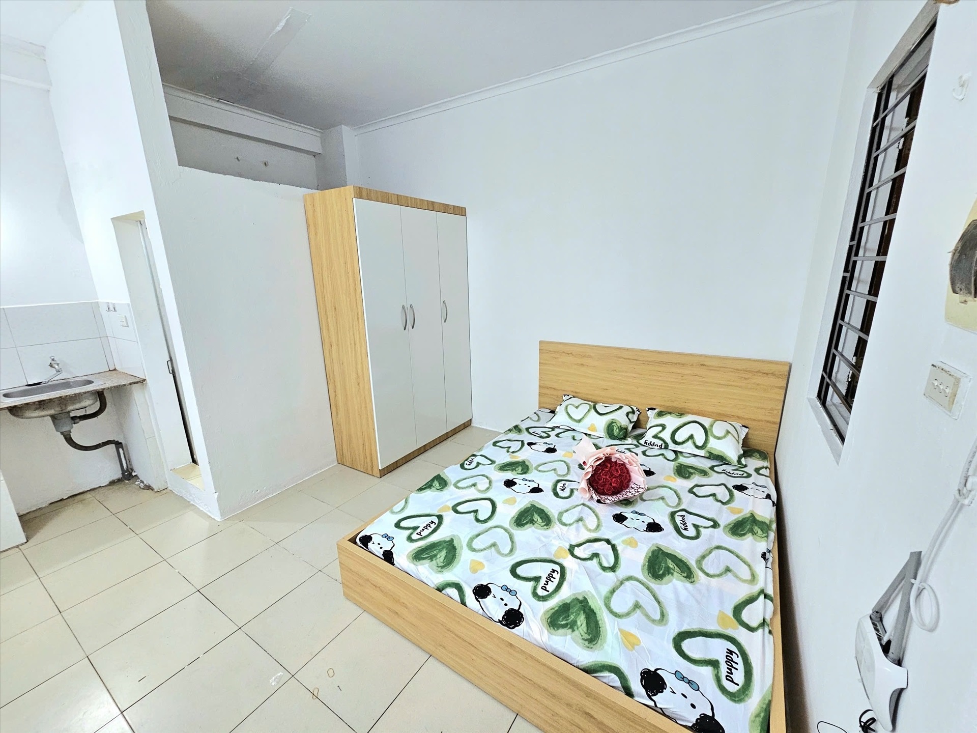 Phòng trọ Studio 25m2 tại TimeHouse Cầu Giấy - Cầu Giấy - Phòng ngủ