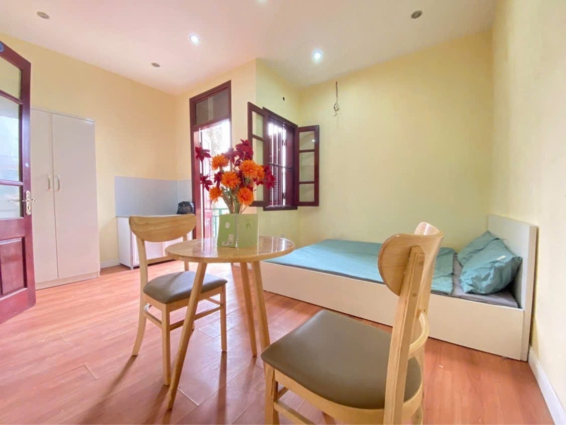 Phòng trọ Studio 25m2 tại Time House Âu Cơ - Tây Hồ - Phòng khách