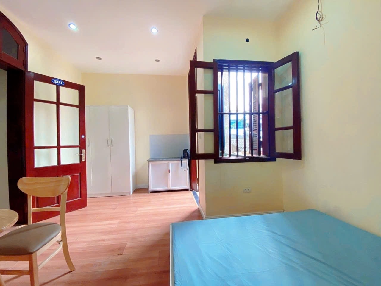 Phòng trọ Studio 25m2 tại Time House Âu Cơ - Tây Hồ - Phòng ngủ