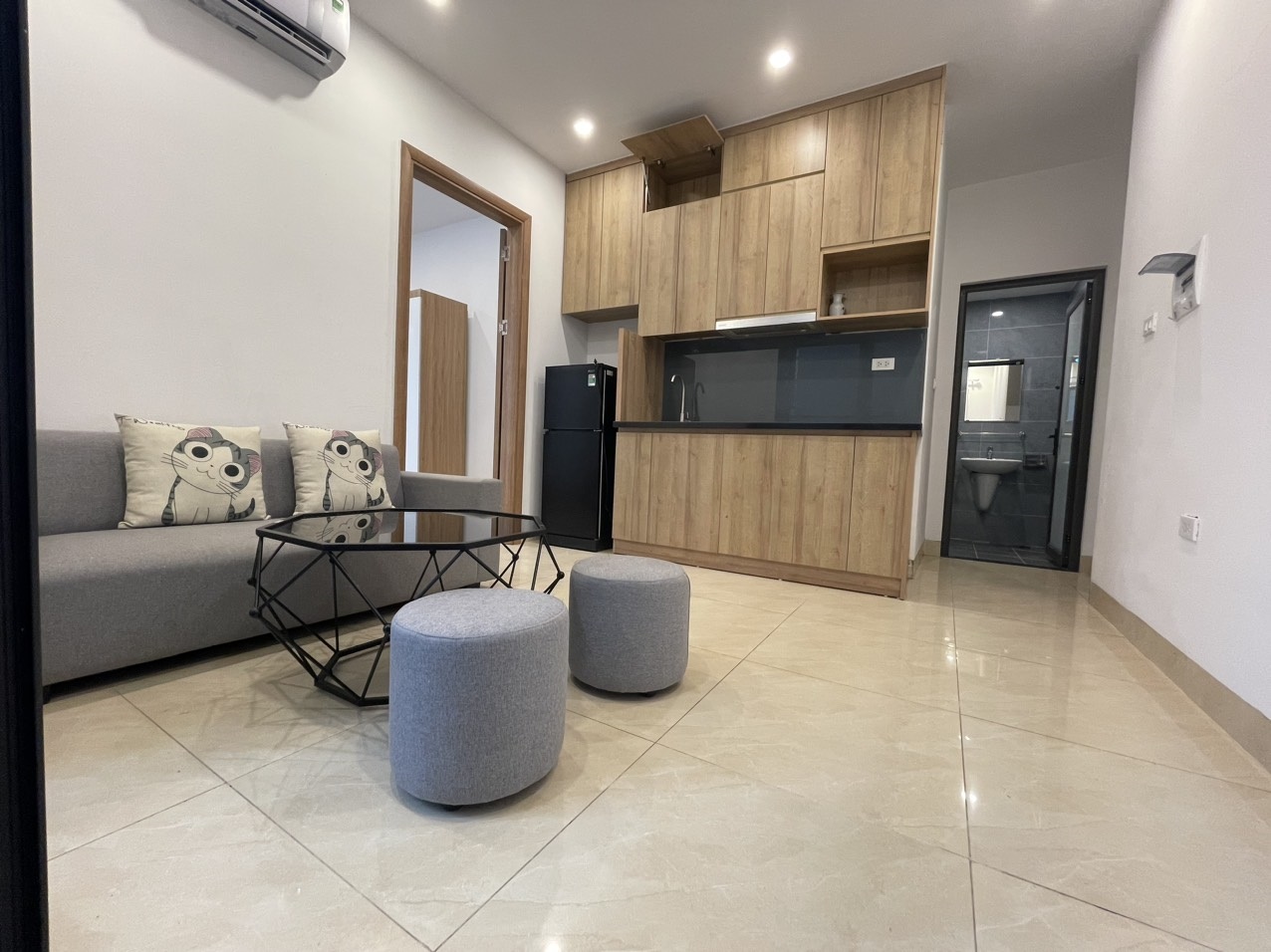 Phòng trọ 1 Phòng ngủ 40m2 tại TT House Cầu Giấy - Cầu Giấy - Phòng khách