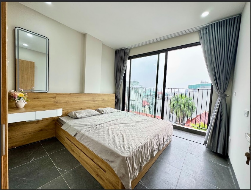 Phòng trọ Studio 40m2 tại HY Home An Dương Vương - Tây Hồ - Phòng ngủ