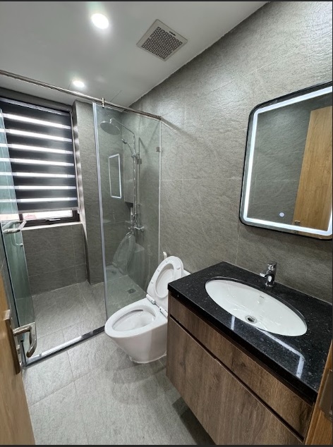 Phòng trọ Studio 40m2 tại HY Home An Dương Vương - Tây Hồ - Phòng tắm