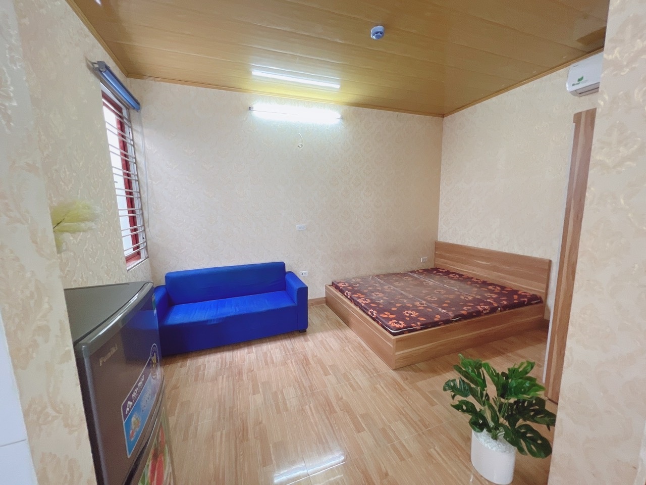 Phòng trọ Studio 30m2 tại AT Home Nguyễn Chánh - Cầu Giấy - Phòng ngủ