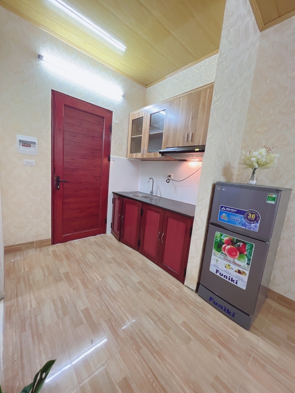 Phòng trọ Studio 30m2 tại AT Home Nguyễn Chánh - Cầu Giấy - Phòng bếp