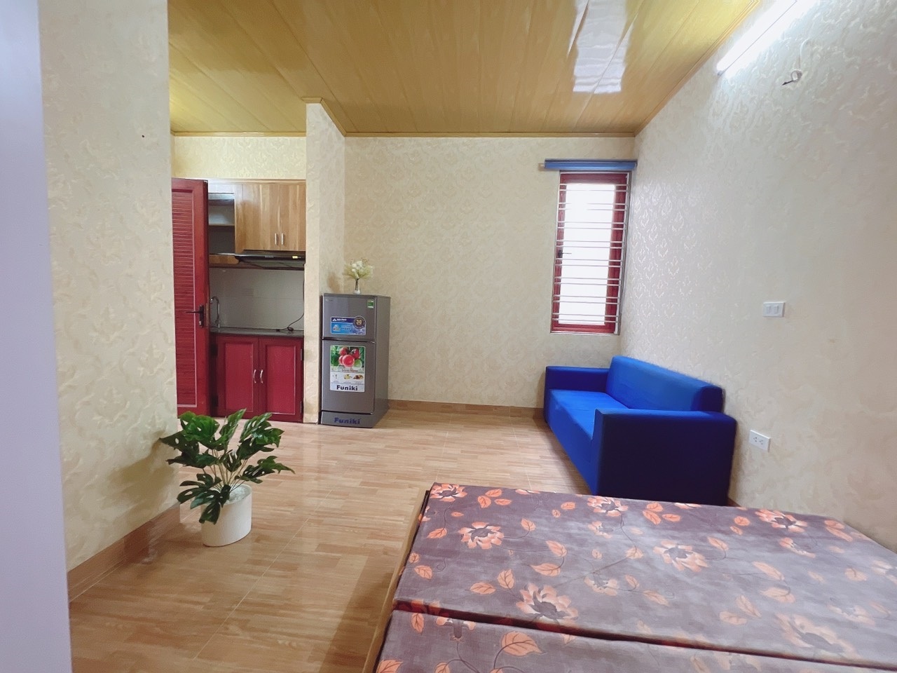 Phòng trọ Studio 30m2 tại AT Home Nguyễn Chánh - Cầu Giấy - Phòng khách