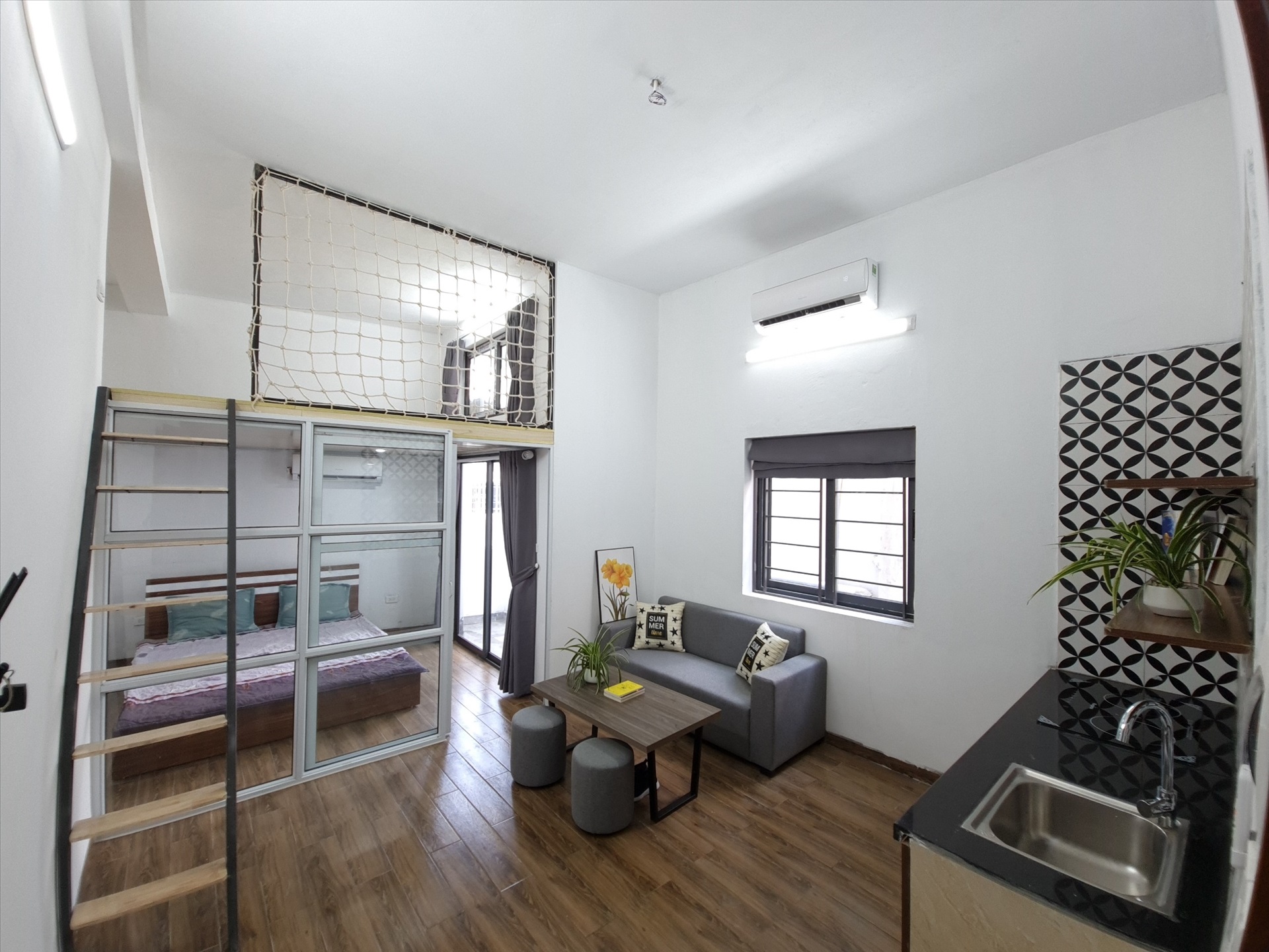 Phòng trọ 1 Phòng ngủ 33m2 tại Salahomes Vũ Tông Phan - Thanh Xuân - Phòng khách