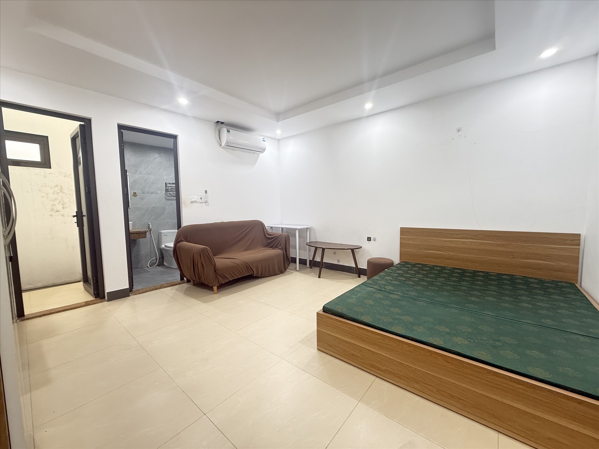 Phòng trọ Studio 30m2 tại AT Home Giang Văn Minh - Ba Đình - Phòng ngủ