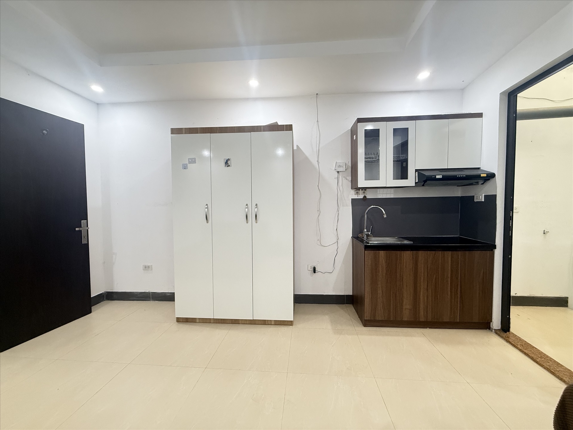 Phòng trọ Studio 30m2 tại AT Home Giang Văn Minh - Ba Đình - Phòng bếp