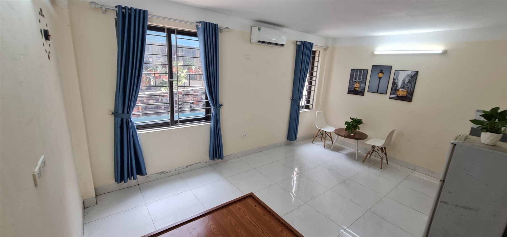 Phòng trọ Studio 38m2 tại Salahomes Kim Giang - Hoàng Mai - Phòng khách