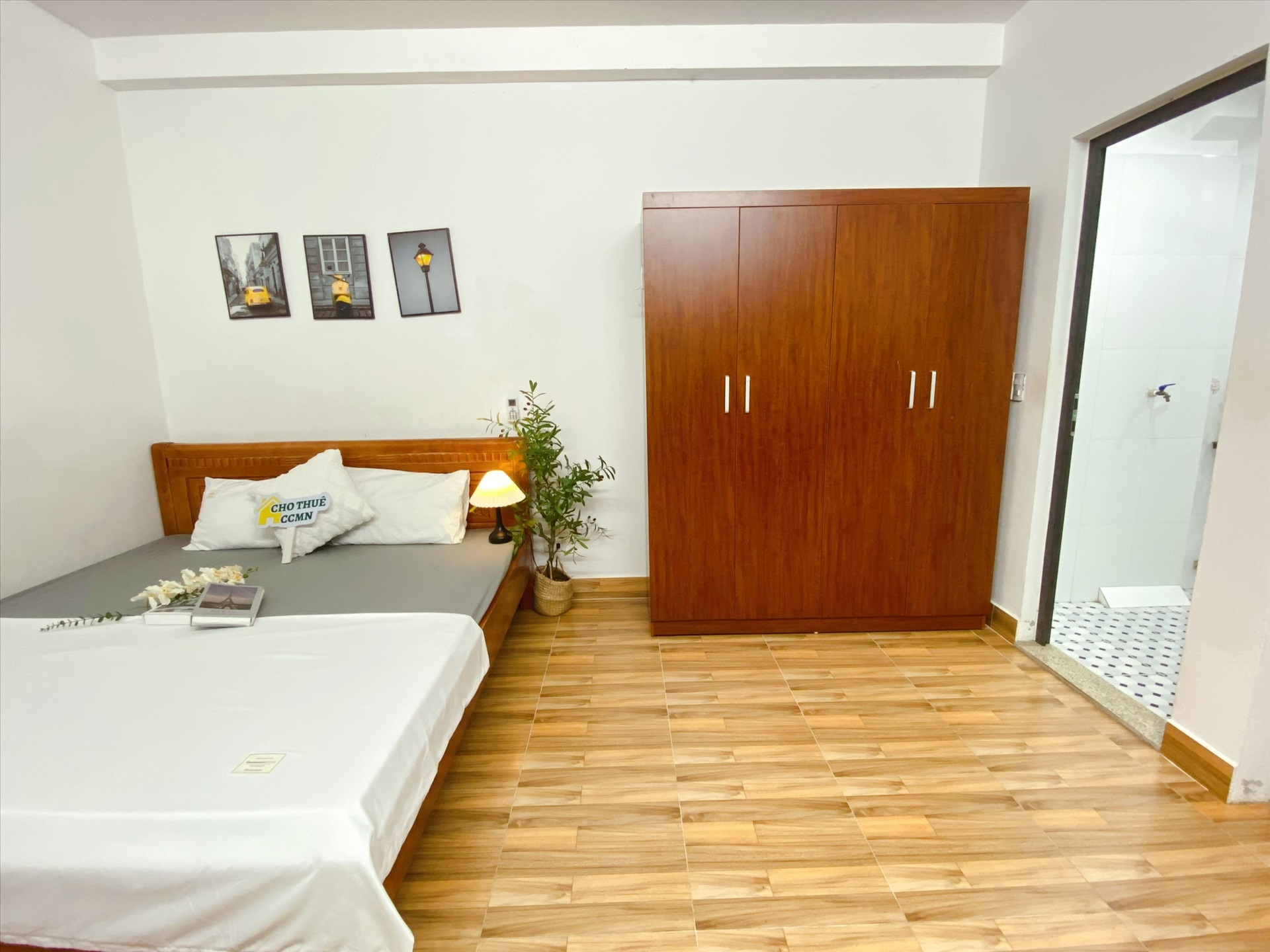 Phòng trọ Studio 25m2 tại Suha Home Khương Đình - Thanh Xuân - Phòng ngủ