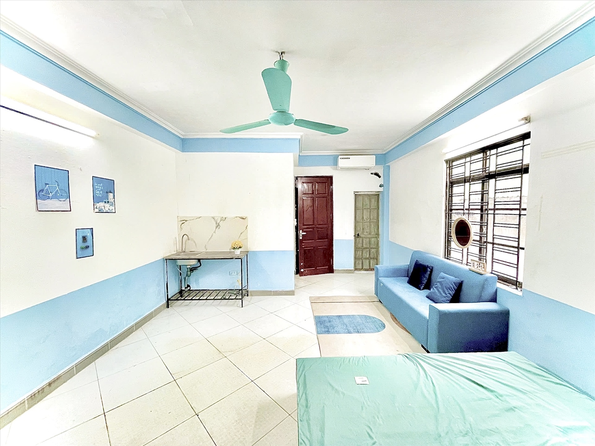 Phòng trọ Studio 25m2 tại Time House 1 Cầu Diễn - Bắc Từ Liêm - Phòng bếp