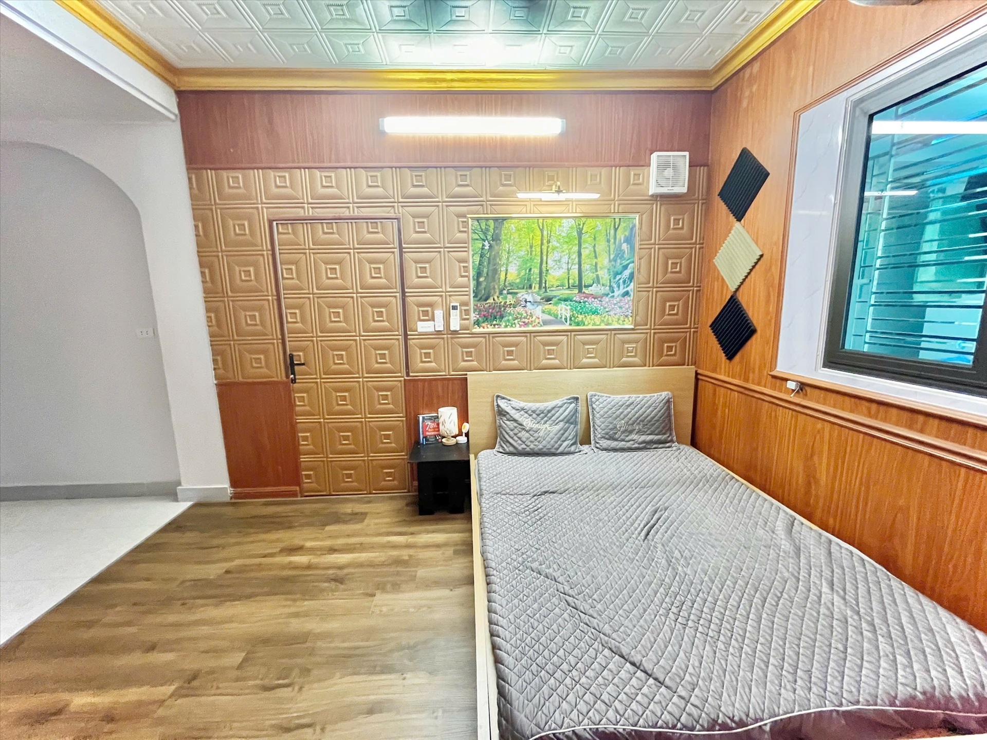 Phòng trọ Studio 25m2 tại Timehouse 3 Phú Mỹ - Nam Từ Liêm - Phòng ngủ