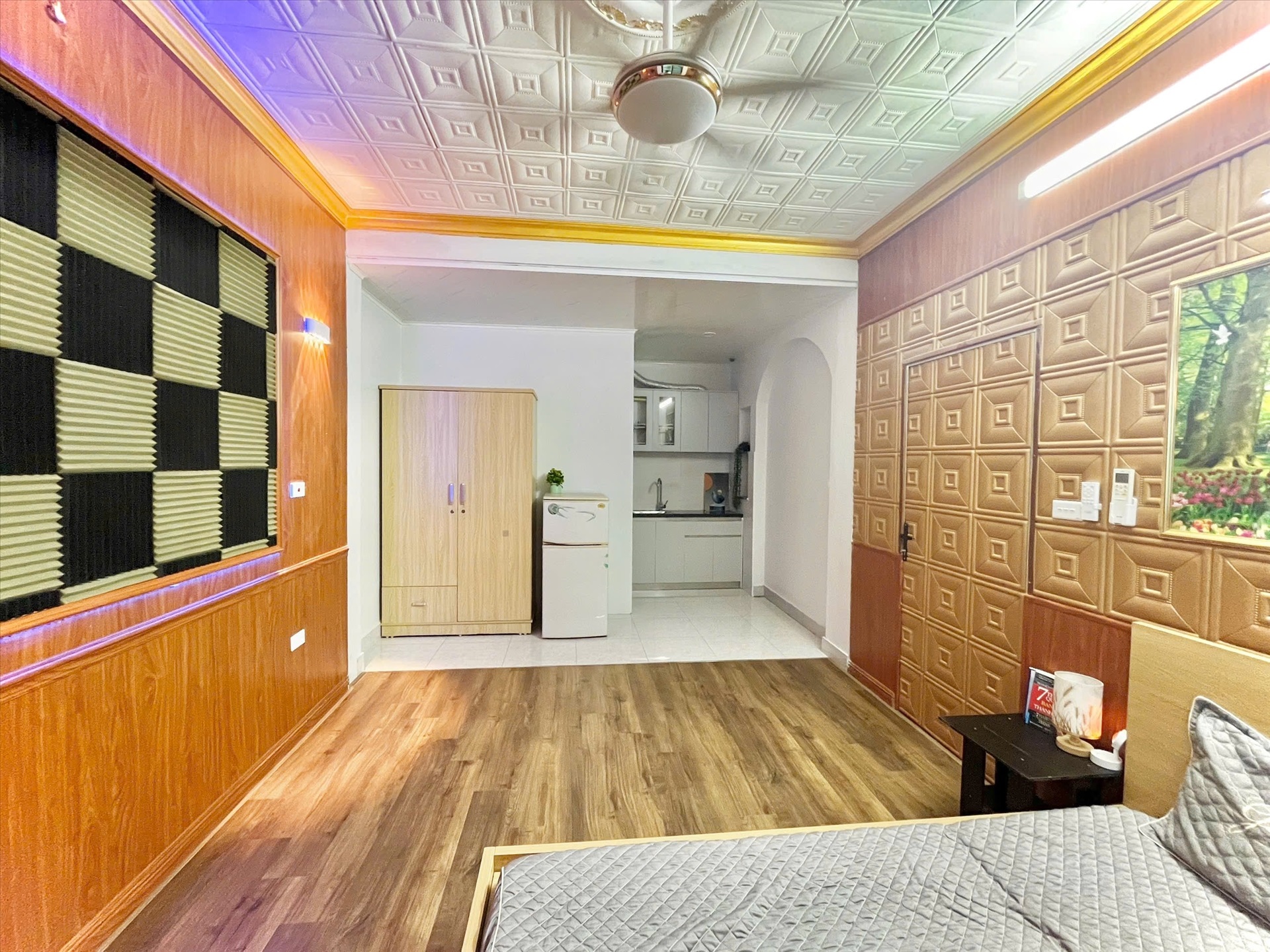 Phòng trọ Studio 25m2 tại Timehouse 3 Phú Mỹ - Nam Từ Liêm - Phòng bếp